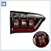 Wahparts Left Driver Side Inner Tail Light Assembly Compatible With 2017-2024 Jeep Compass CH2802115 55112837A Rear Brake Lamp