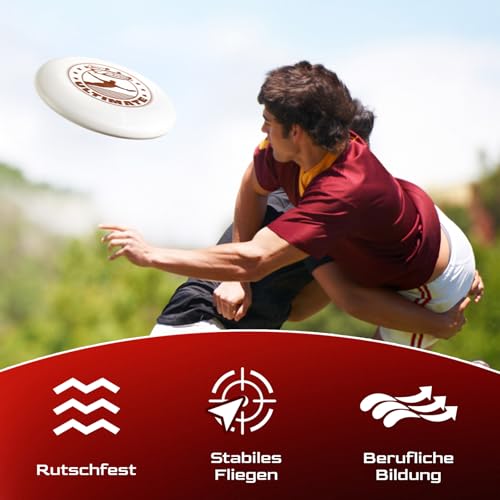 Wham-O Frisbee Official Ultimate 175g Flying Disc, 27.31cm, professionelles Training, für Wettkampf und Outdoor-Spaß -3 Pack