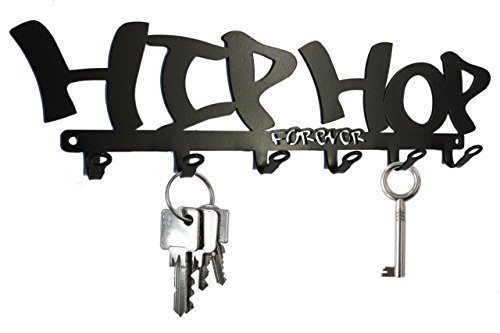 Tablero de llaves - Hip Hop forever - ganchos para llaves, acero …