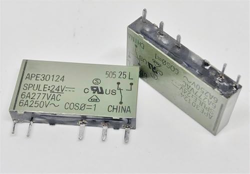 Relais 5 broches APE30124 41F-1C-24V composant domotique et automatisme