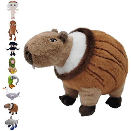 CWENDANER Tralalero Tralala Plush (35cm), Italian Brainrot, Peluche Suave para niños, Regalo de cumpleaños y Figura Coleccionable (Capibara) CWENDANER Tralalero Tralala Plush (35cm), Italian Brainrot, Peluche Suave para niños, Regalo de cumpleaños y Figura Coleccionable (Capibara)
