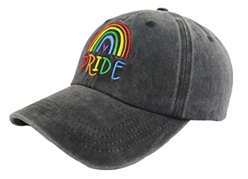 Gorra de béisbol bordada Pride Rainbow para hombre y mujer miniatura 2