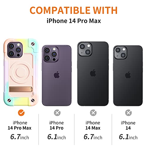 Image of USB C Hoerrye Charging Adapter (Rainbow Pink)