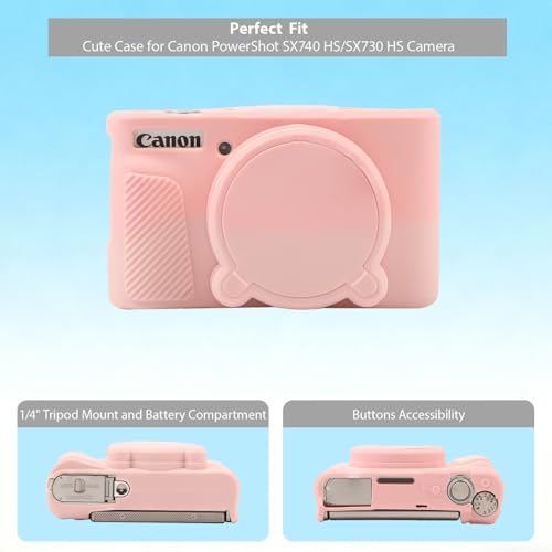 Funda Silicona para Canon PowerShot SX740 HS / SX730 HS miniatura 5