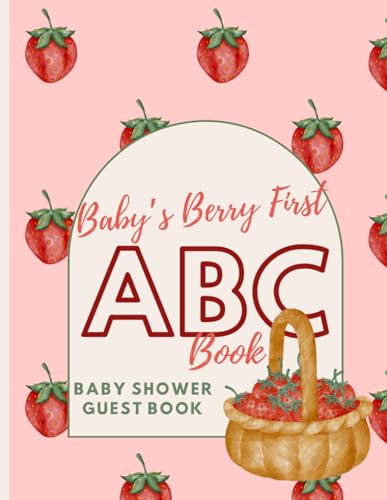 Berry First Abc Book Baby Shower Unique Guest Book Baby’S First Abc Book Berry Theme Baby Shower Coloring Book
