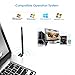 EDUP USB WiFi Adapter for PC, Wireless Network Adapter 150Mbps, High Gain 6dBi Antenna Support Desktop Laptop Compatible with Windows 11/10/ 8.1/7/ XP, Black