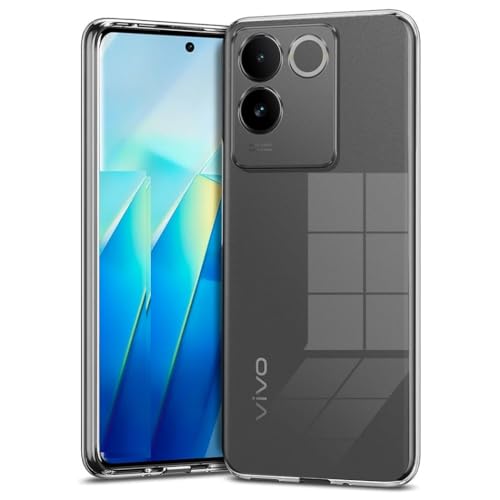 Image of COVERBLACK Rubber Silicone Back Cover for IQOO Z7 Pro 5G - Transparent