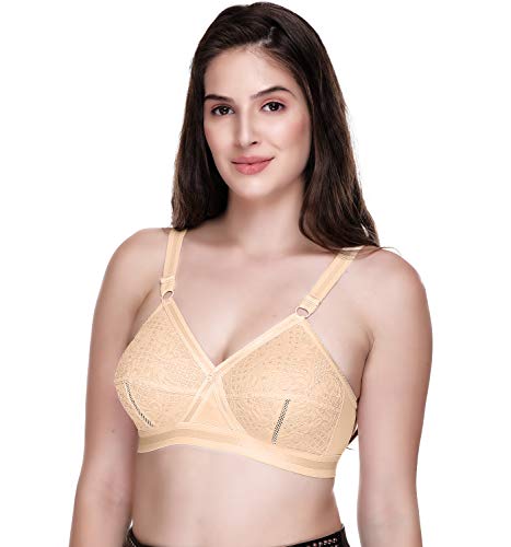 Image of SONA Women's Cotton Non-Padded Wire Free Casual Full-Coverage Bra