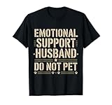 Photo Gallery emotional support husband funny pet merch for men wife gift maglietta Photo Gallery emotional support husband funny pet merch for men wife gift maglietta