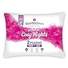 Slumberdown Cosy Nights Pillows 2 Pack Medium Support Bed Pillows Designed for Back and Side Sleepers Bed Pillows