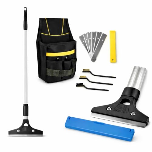 KATARY Long Handle Floor Scraper and Wall Tile Scraper Tool