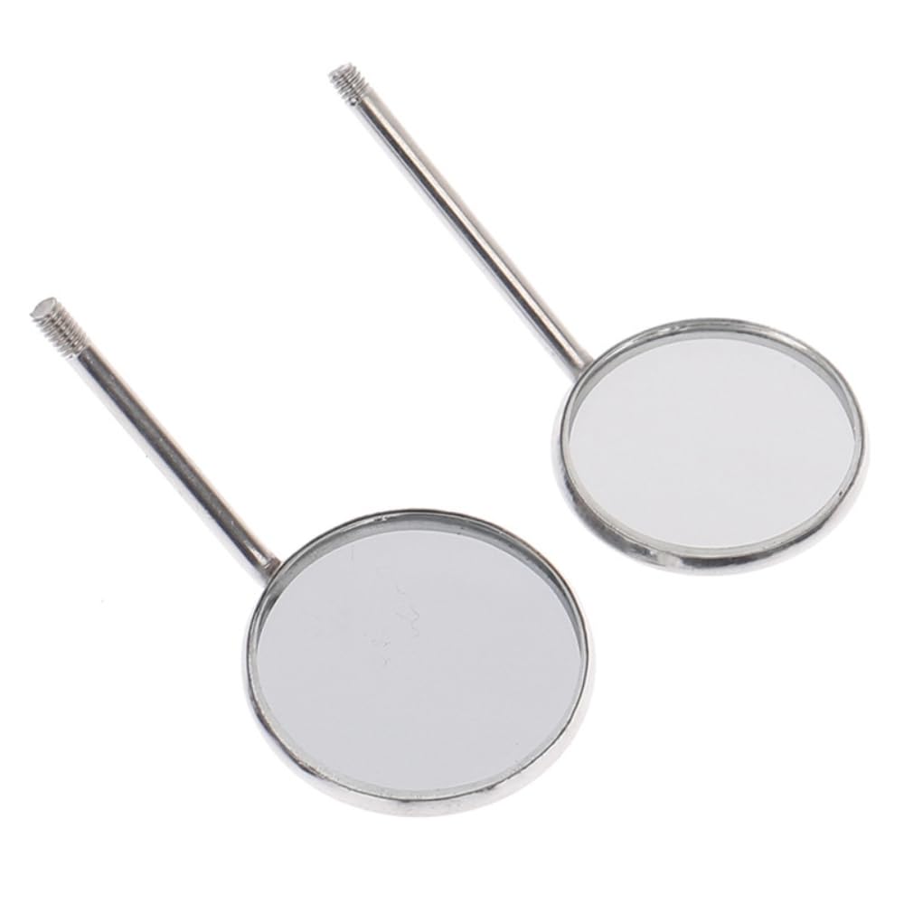 20PCS Dental Mouth Mirror, Stainless Steel Diagnostic Dental Mouth Mirror Intraoral Dental Mirror for Inside Mouth (4# 22mm)