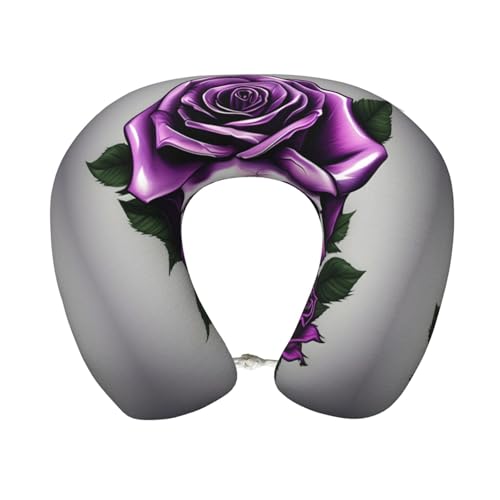 Almohada ergonómica de viaje con relleno de espuma viscoelástica miniatura 1
