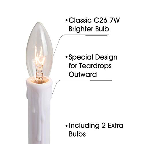 Daily Timer Window Candle 8/16 hrs Heavy Brush Brass Base 4PK