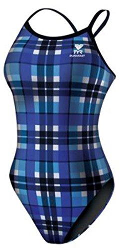 Image of TYR Girl's Belmont Plaid Diamondback Suit