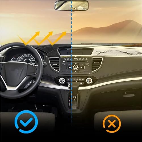 Tapis de tableau de bord pour CRV 2012-2016 confort de conduite - 6