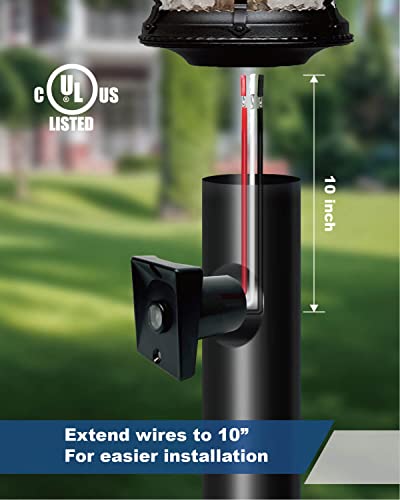 Zillsea Photocell Light Sensor For Outdoor Lighting, Dusk To Dawn Sensor, 120V Automatic Photoelectric Switch For Lamp Post Light, Lamp Post Light Sensor, Waterproof, Ul Listed #TOP2