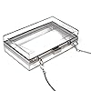 EVEOUT Frauen Acryl Transparente Abend Clutch Klare Box Gelee Handtasche Cross Body Handtasche Tasche Damen Geschenk #4