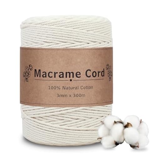 Filo Macrame 3mm Beige 300M