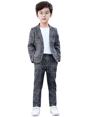 Costume de cérémonie garçon veste pantalon à carreaux