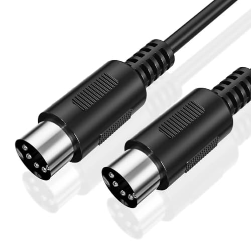 ZORBES® MIDI Cable, 3.3 Feet Male to Male 5-Pin MIDI Cable Compat...