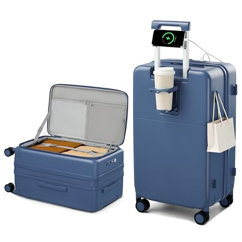 [Hanke] キャリーケース 機内持ち込み スーツケース 拡張機能付き