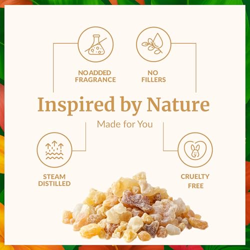 Image of SVA Frankincense Essential Oil - 1 /3 Fl Oz - for Diffuser, Skin & Hair Care - Ideal for Massage & DIY Blends - with Dropper