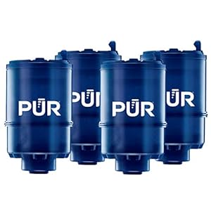 PUR MineralClear Wasserhahn Wasserfilter Ersatz für Filtersysteme, 4 Stück, 4 Stück