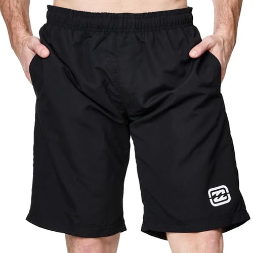 Billabong Traje de baño de microfibra sólida, Negro -, 4X