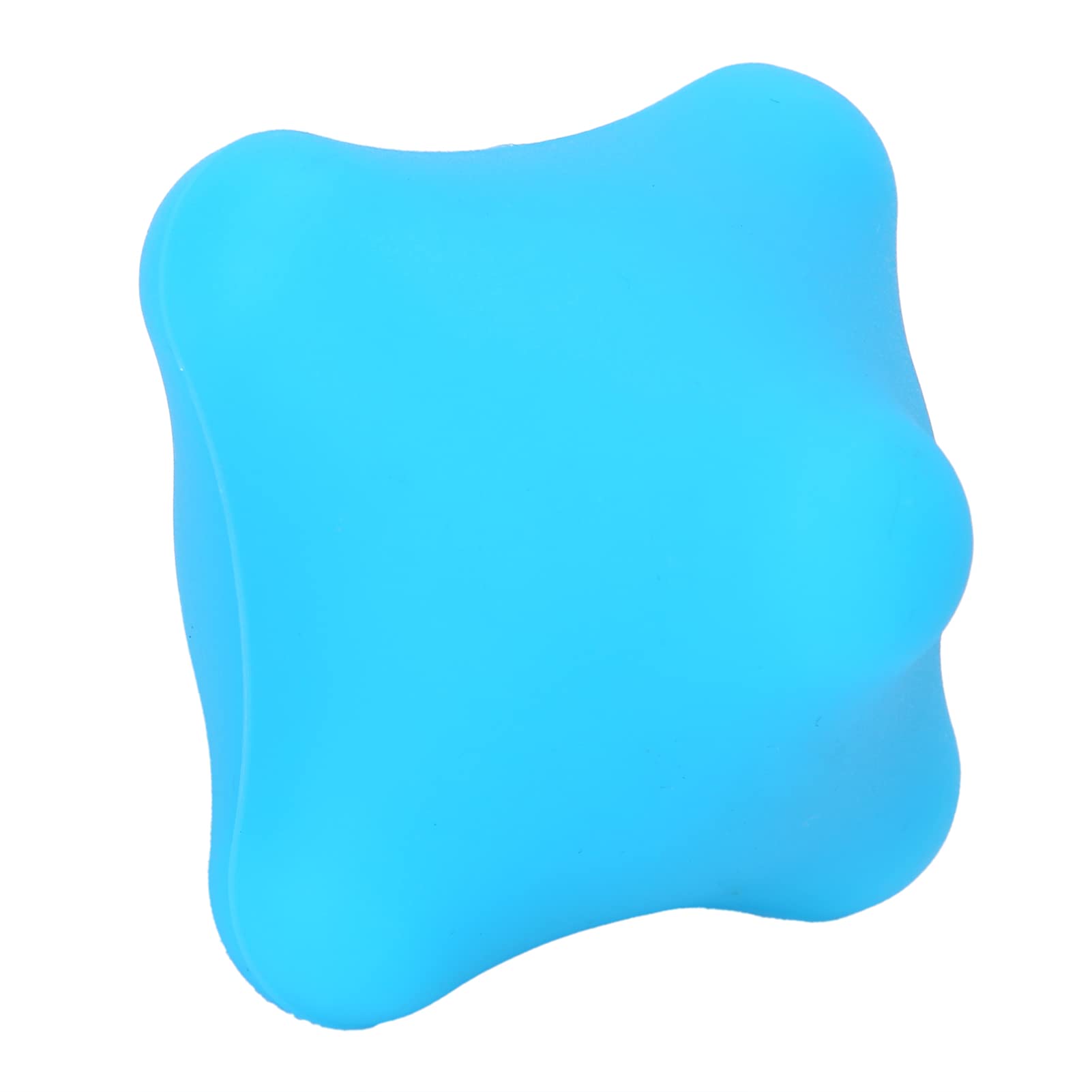 Bola del Masaje del Silicón para los Nudos del Músculo, Bola del Ejercicio de la Mano de 2,4 Pulgadas (Azul)