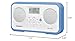 FM Stereo/AM Digital Tuning Portable Radio with Protective Bumper (Blue)