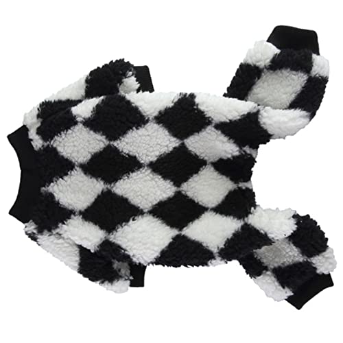 LEDMOMO ペットパジャマ ダックスフンド 繁殖 小型犬レインコート 犬の車のアクセサリー 犬用コンディショナー 家庭用子犬服 耐摩耗性子犬の衣装 ペット用の服 ワンピース子犬服 フランネル