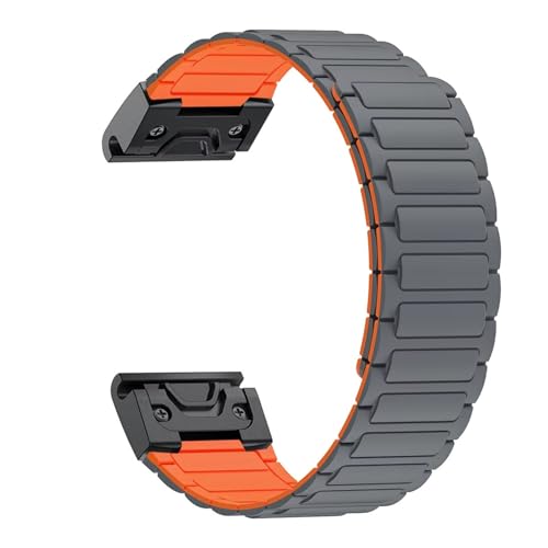 [�����ȓX] 2226 mm���s�b�h�����V���J�Q���x���g�K��Garmin Fenix 8 47 mm/Fenix E/Fenix 6 Pro/6/7/7 Pro/5/5 Plus�x���g�K��Forerunner 965/955/945(Grey Orange