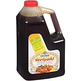 Kikkoman Less Sodium Teriyaki Sauce, 0.5 Gallon -- 6 per case.