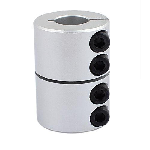 Aexit Motor Shaft Electrical equipment 14mm to 15mm Joint Helical Beam Coupler Coupling 32mm Dia 45mm Length