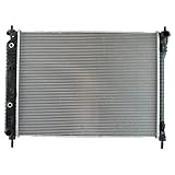 TRQ Radiator 1 Row Aluminum Core 26.5 in Core Width Compatible with 2012-2015 Chevrolet Captiva Sport 2008-2010 Saturn Vue