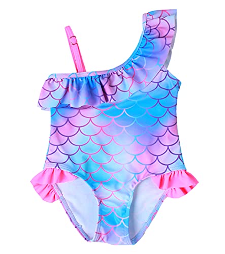 Bikini para niña de verano, traje de baño deportivo con protección UV, traje de baño hawaiano Tipo 2. 4-5 Años