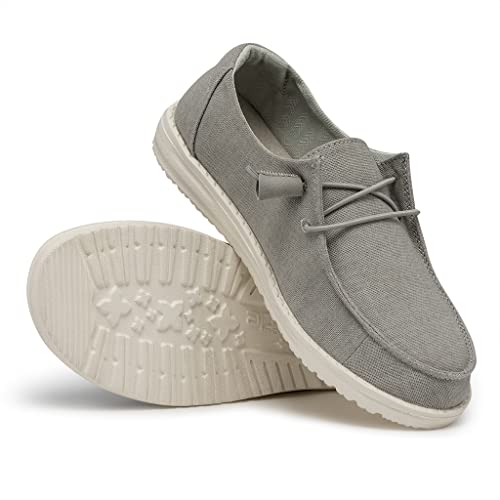 Image of HEYDUDE Women's Wendy Chambray | Women's Shoes | Women's Lace Up Loafers | Comfortable & Light-Weight