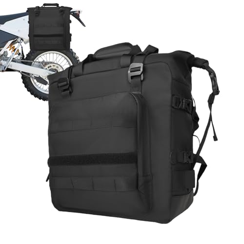 Genérico Alforjas para Moto, Maleta De Equipaje, Maletas Laterales Impermeables para Ciclismo En Carretera con Capacidad De 30L Y Gran Capacidad De Carga