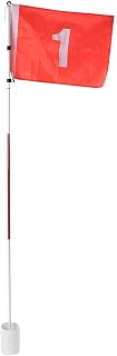 73.2 Inch Golf Flagstick, Detachable Golf Hole Cup and Flag Practice Putting Green Flagstick Hole Cup Set for Outdoor Driving Range, Backyard