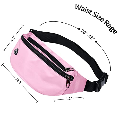 Image of Fanny Packs for Men and Women, Water-Repellent Sports Waist Pack Bag for Travel Hiking Running Hands-free