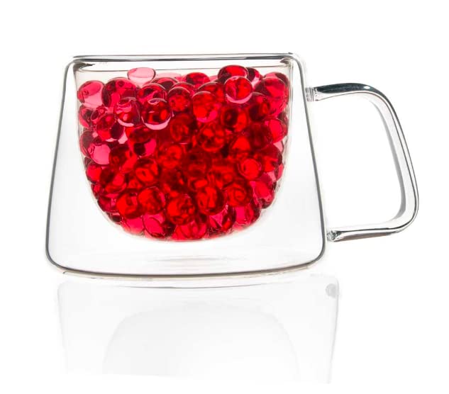 Buy Coniq Tea Glass Set of 2 ,100 ml Double Walled Borosilicate Glass