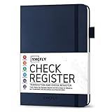 YHCFLY Check Registers for Personal Checkbook, A5 Accounting Ledger Log Book Transaction Register...