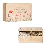 Maverton Boite a Souvenir Personnalisable - Cadeau Personnalisé pour couple - L/XL Boite d...