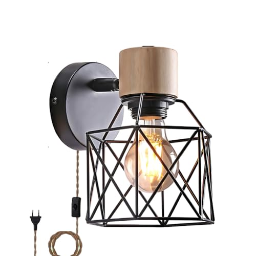 Apliques de Pared Vintage con Interruptor Marca LOGT