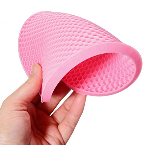 Colourful Silicone Pot Holder, Trivet Mat,Jar Opener,Spoon Rest And Garlic Peeler Mat (6 Color) #TOP5