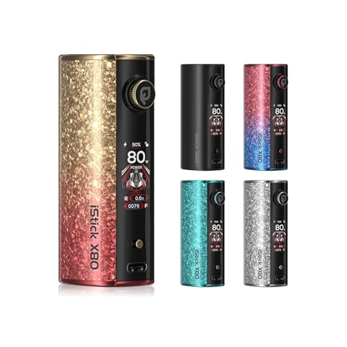 yX80zdq^oR {̂̂ Eleaf iStick X80 bh {́iC[[t ACXeBbNj510KiΉ 3200mAh eʃobe[ 80Wőo Type-C}[d  V[V ^vape xCv jR`Ȃ L
