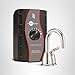 InSinkErator HOT150 Instant Hot Water Dispenser System - Faucet & Tank, Chrome, H-HOT150C-SS