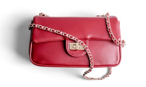 Image of FEVERSOLE Crossbody Bag Vegan Leather Women Retro Small Saddle Satchel Shoulder Bag Tote With Long Adjustable Strap