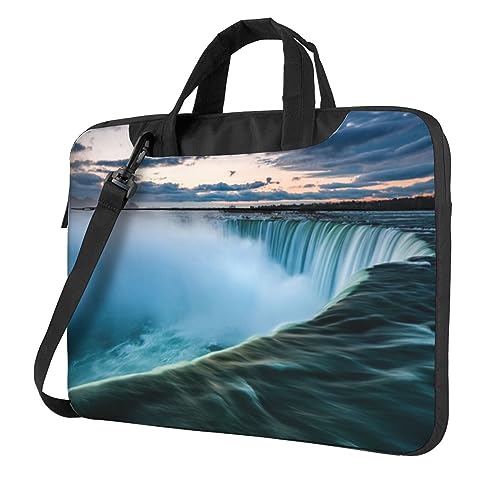 Sac à bandoulière pour ordinateur portable fleuri pour le bureau